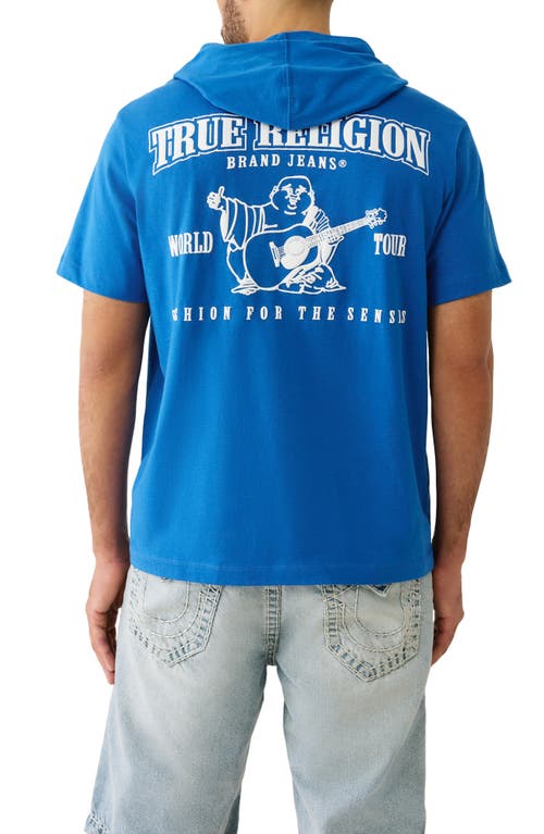 True Religion Hooded Cotton Graphic T-shirt
