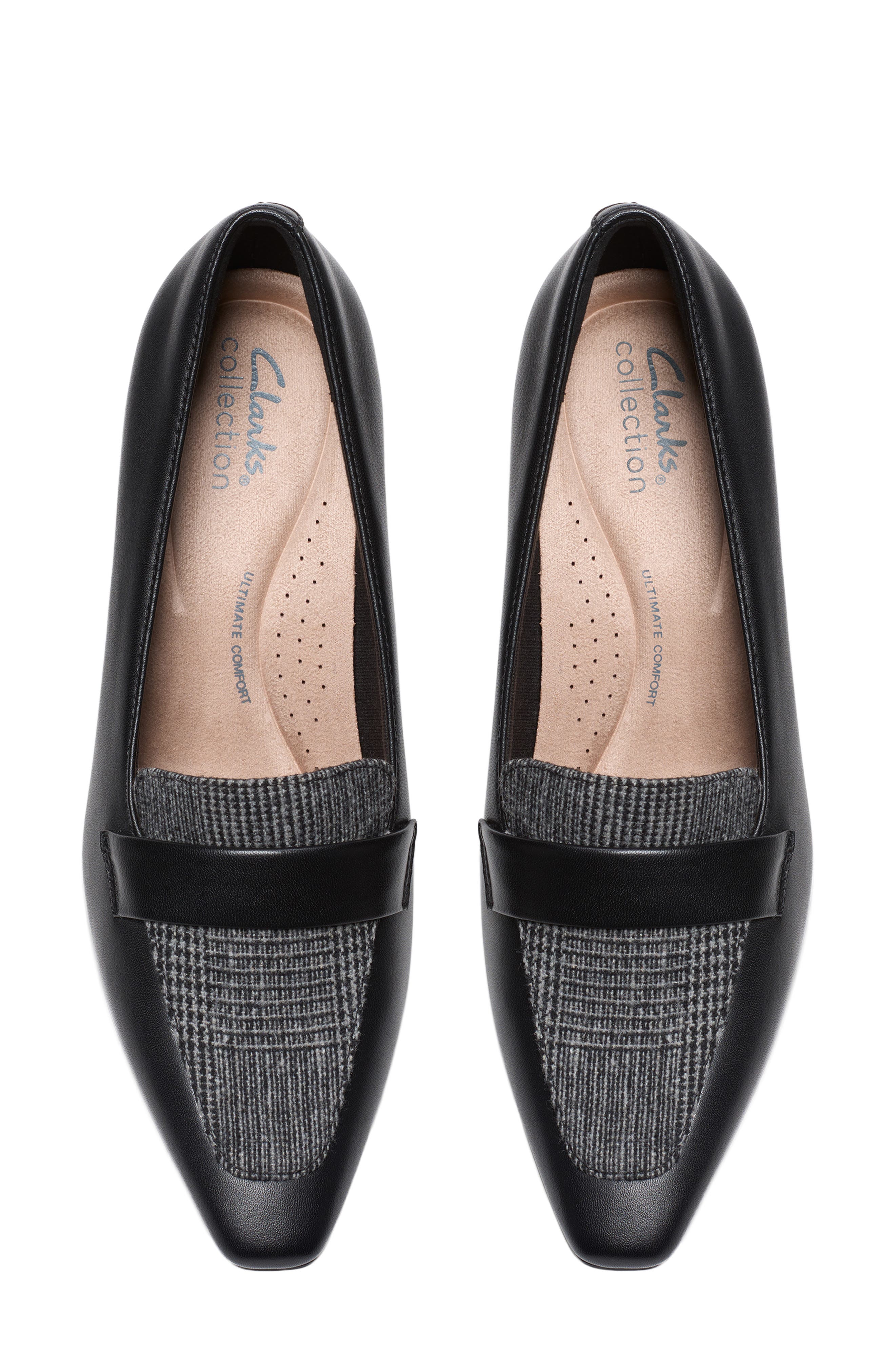 Clarks<sup>®</sup> Scarlyt Mabel Kitten Heel Pump, Alternate, color, Black Interest Leather