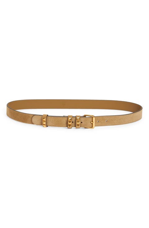 Rockstud Leather Belt