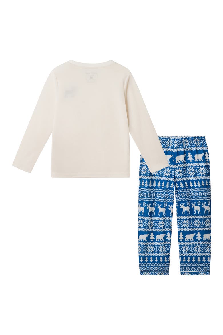 Kids' 2-Piece Pajama Set, Alternate, color, NAVY MOOSE