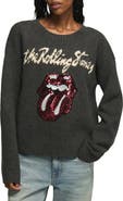 Lucky Brand Rolling Stones Sequin Sweater