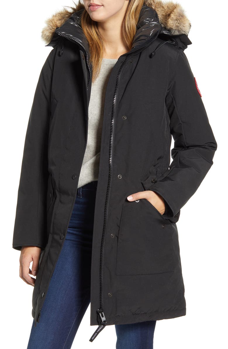 Canada Goose Ellesmere Arctic Tech 625 Fill Power Down Parka with Genuine Coyote Fur Trim, Main, color,