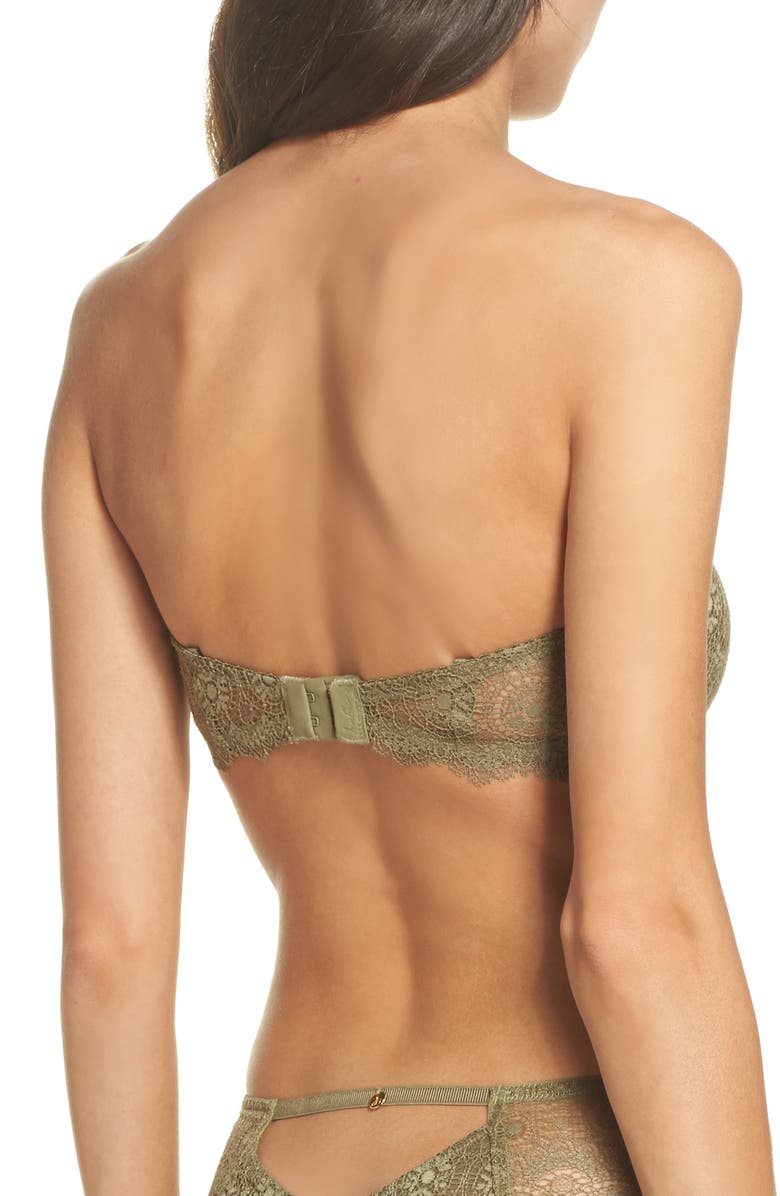 Sam Edelman Strapless Underwire Lace Bra, Alternate, color, 