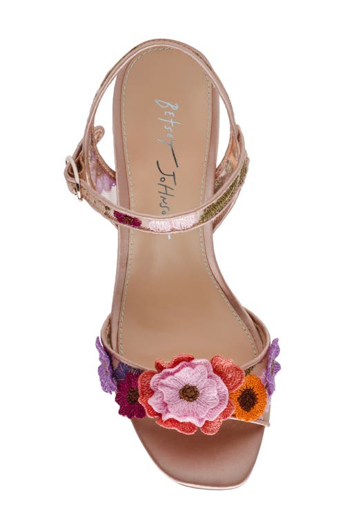 BETSEY JOHNSON BETSEY JOHNSON BLARE ANKLE STRAP PUMP 