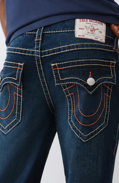 True Religion Geno Big T Flap Pocket Slim Jeans In Blue
