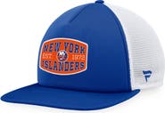 FANATICS Men's Fanatics Branded Royal/White New York Islanders Foam Front Patch Trucker Snapback Hat