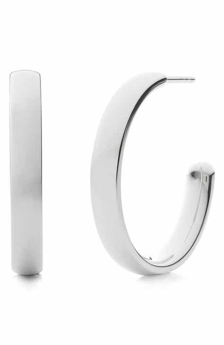 Monica Vinader Fiji Large Hoop Earrings