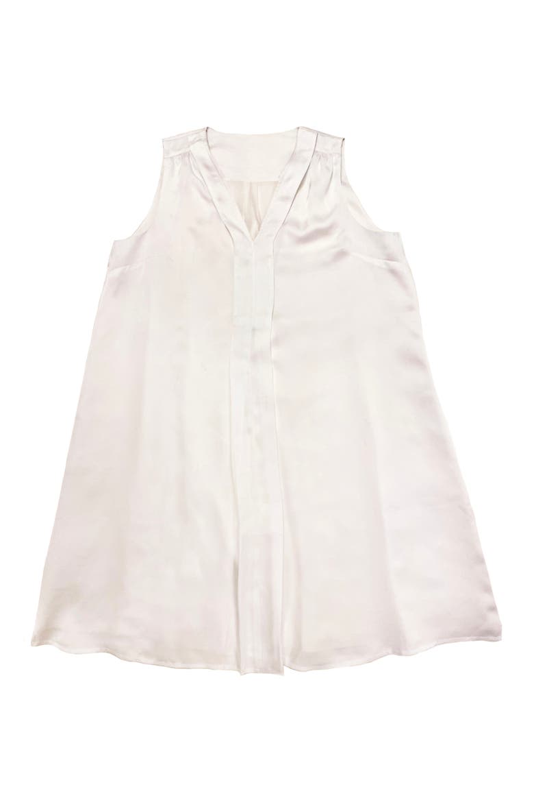 Cecilia Maternity/Nursing Dress, Alternate, color, SATIN WHITE