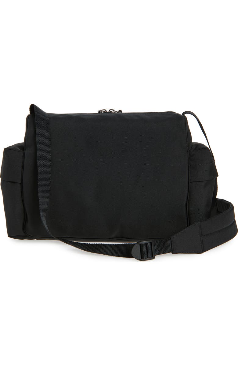 Balenciaga Small Explorer Multipocket Canvas Weekend Bag, Alternate, color, Black