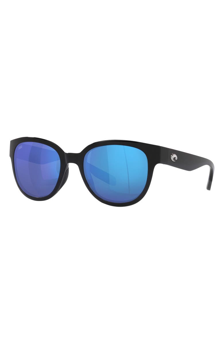 Costa Del Mar Salina 53mm Mirrored Polarized Rectangular Sunglasses, Alternate, color,