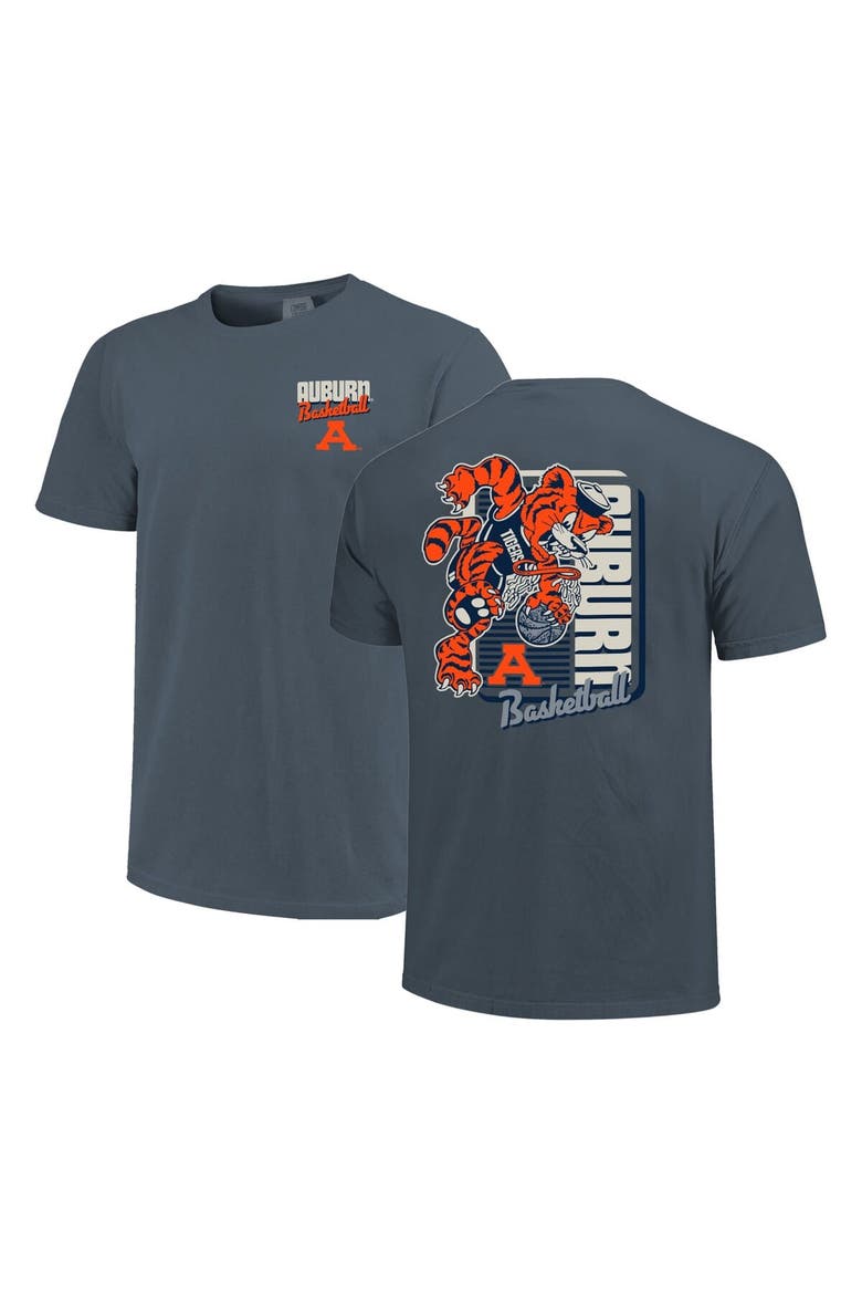 Men's Navy Auburn Tigers Comfort Colors Mascot Dunk T-Shirt, Alternate, color, Navy