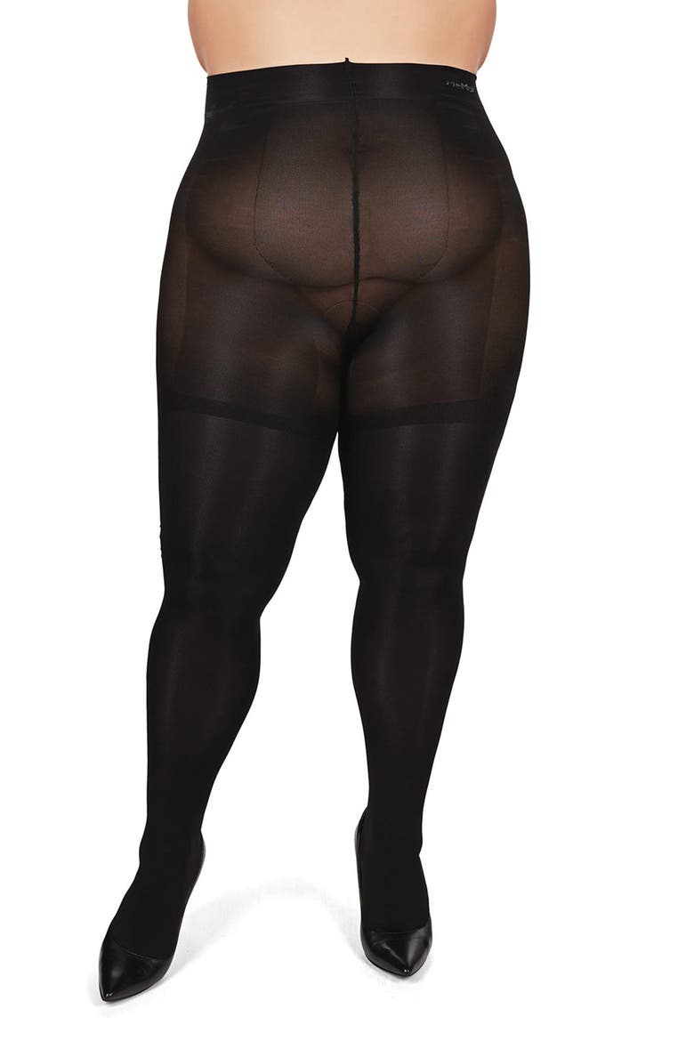Flawless Matte Ultrashaper Tights, Alternate, color, BLACK