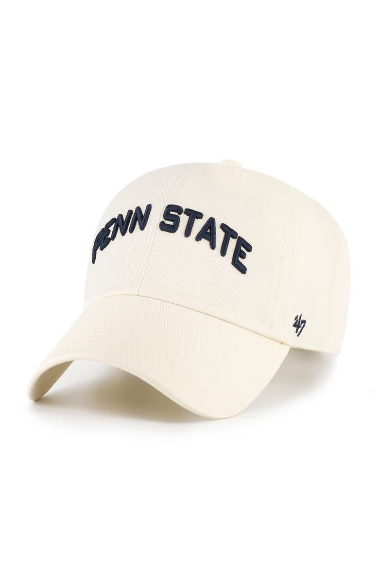 '47 Men's '47 Sand Penn State Nittany Lions Vault Clean Up Adjustable Hat, Main, color, Sand