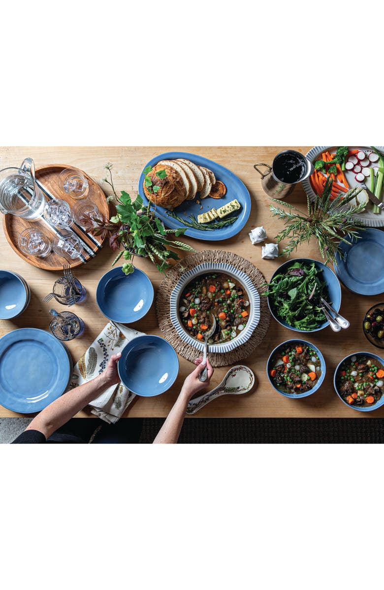 Juliska Puro Dinner Plate, Alternate, color, Chambray