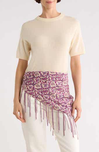 Paisley Print Square Scarf