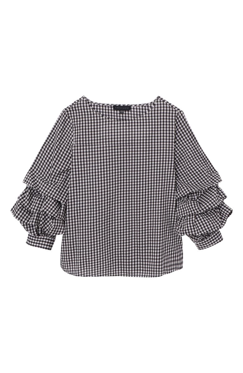 Sanctuary Delphine Tiered Sleeve Top, Alternate, color, 