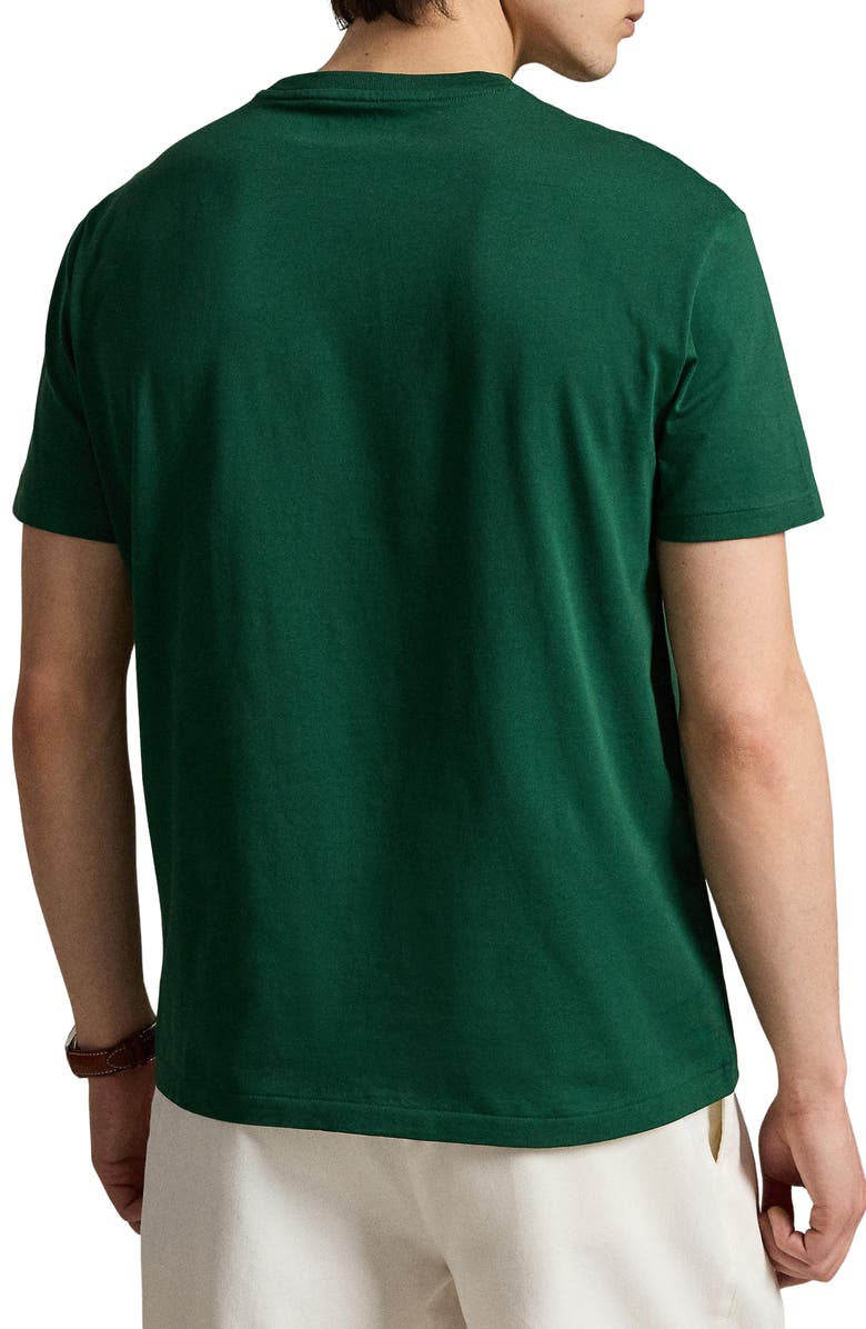 Polo Ralph Lauren Classic Fit Solid Cotton Jersey T-Shirt, Alternate, color, New Forest