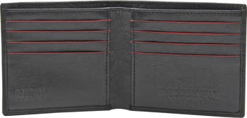 Norris Red Enamel Horseshoe Bifold Wallet
