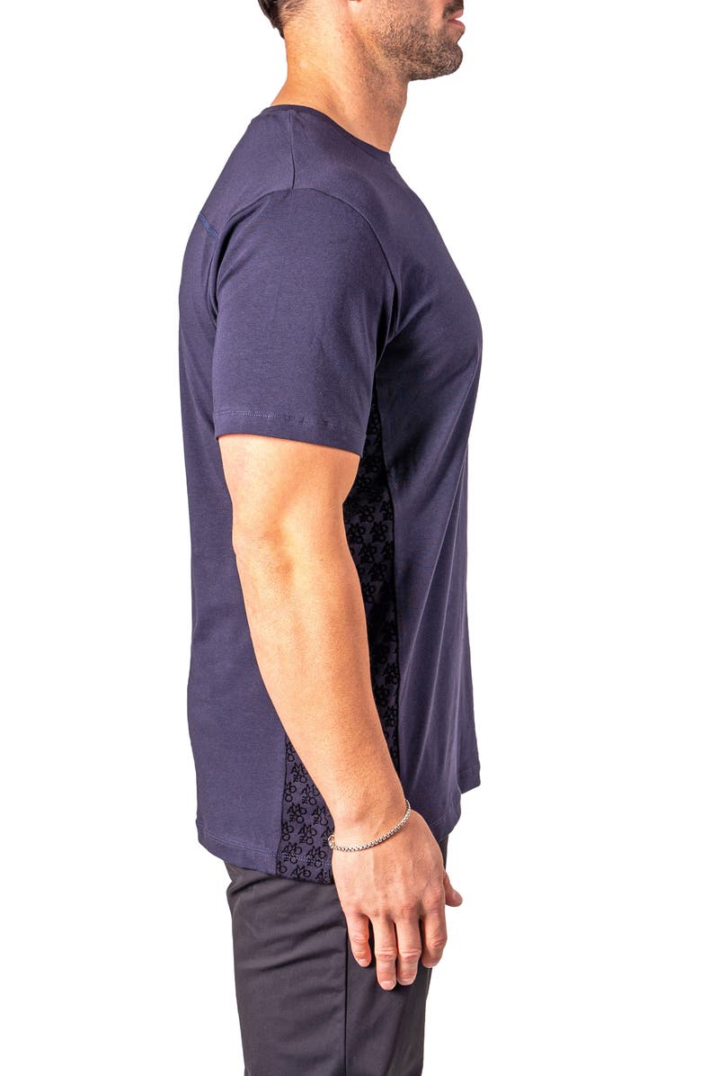 Maceoo Resistance Logo T-Shirt, Alternate, color, Blue