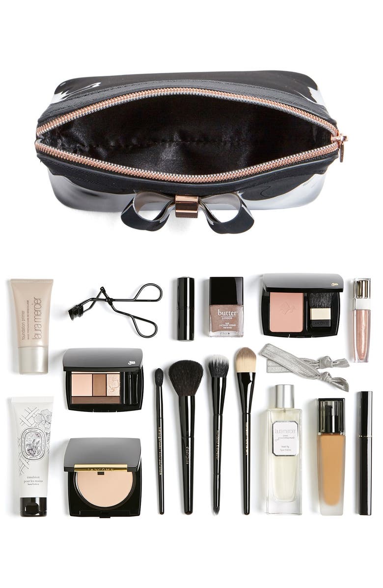 Ted Baker London Layered Bow Makeup Bag, Alternate, color, 