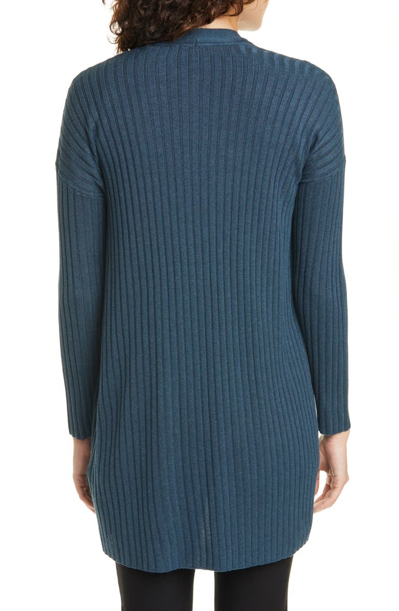 Eileen Fisher Long Ribbed Cardigan, Alternate, color,