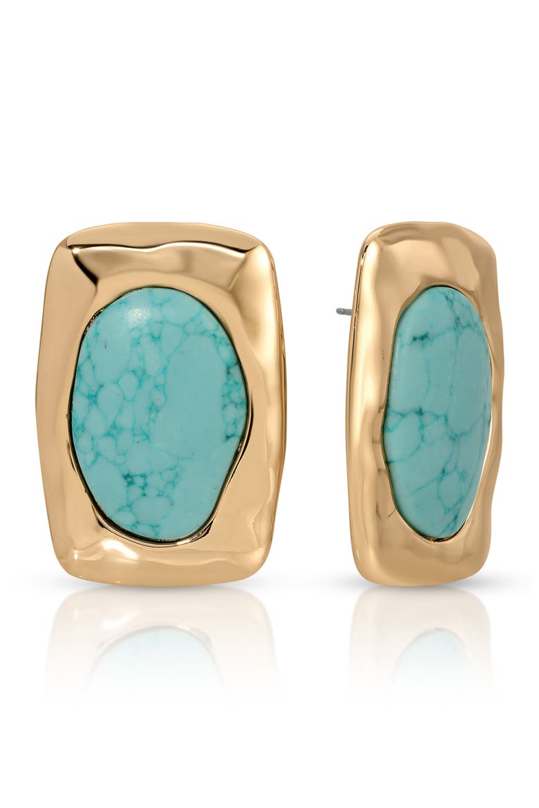 Hidden Treasures Turquoise Drop Earrings, Main, color, TURQUOISE
