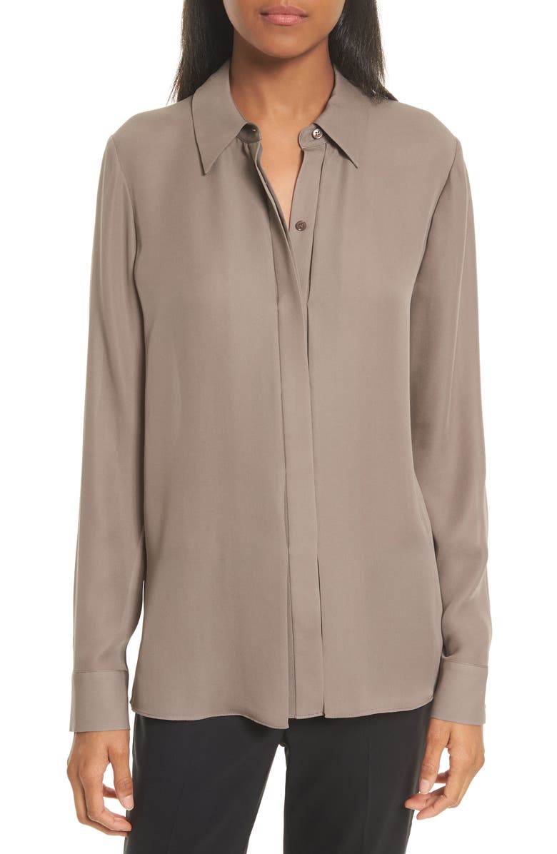 Vince Silk Blouse, Main, color, 