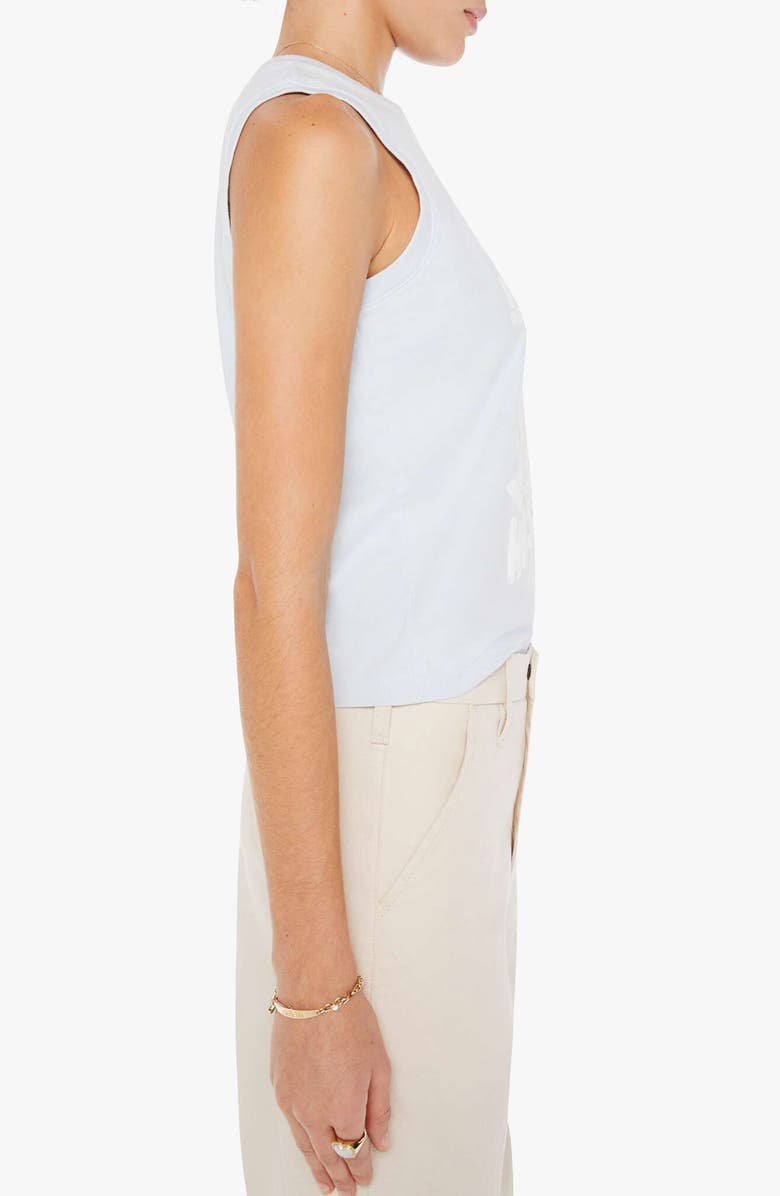MOTHER The Strong and Silent Type Sleeveless Graphic T-Shirt, Alternate, color, 