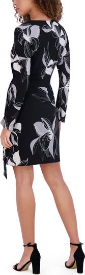 Long Sleeve Wrap Dress