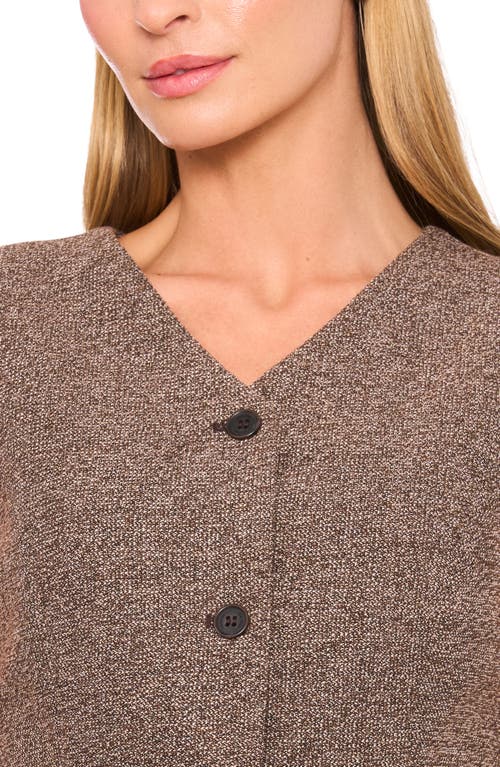 Halogenr Halogen(r) Tweed Vest In Brown