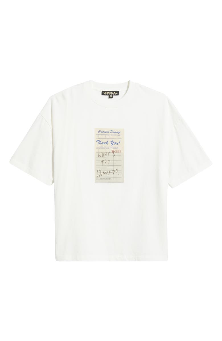 CRIMINAL DAMAGE What's the Damage Graphic T-Shirt, Alternate, color, 