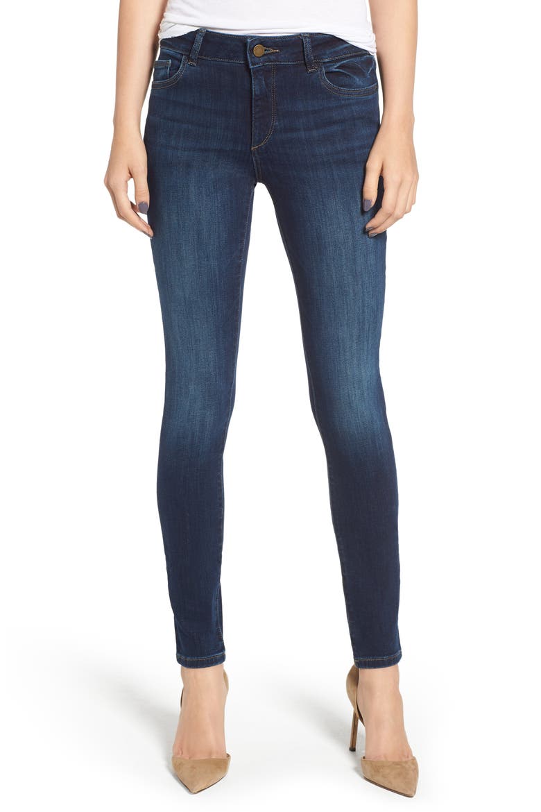Florence Instasculpt Skinny Jeans, Main, color, ALBANY