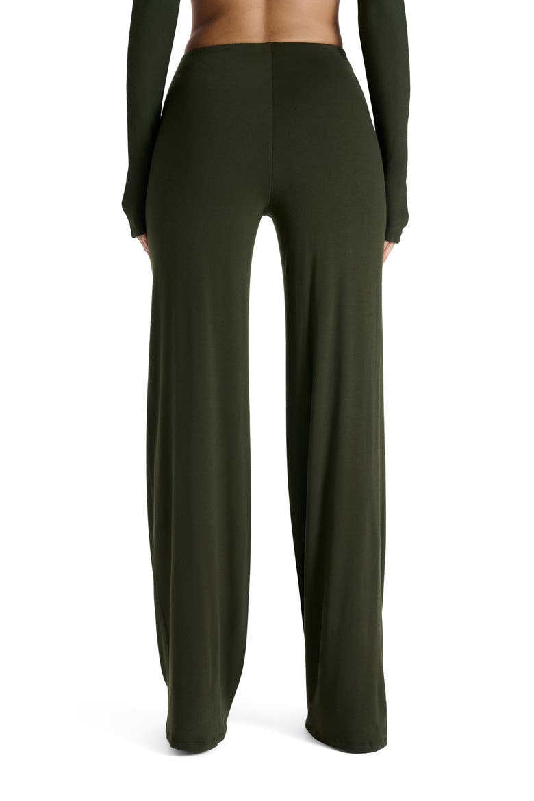 Pull-On Wide Leg Pants, Alternate, color, OLIVE
