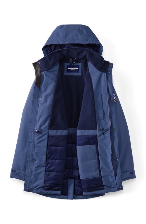 Lands' End Waterproof Squall Parka In Blue
