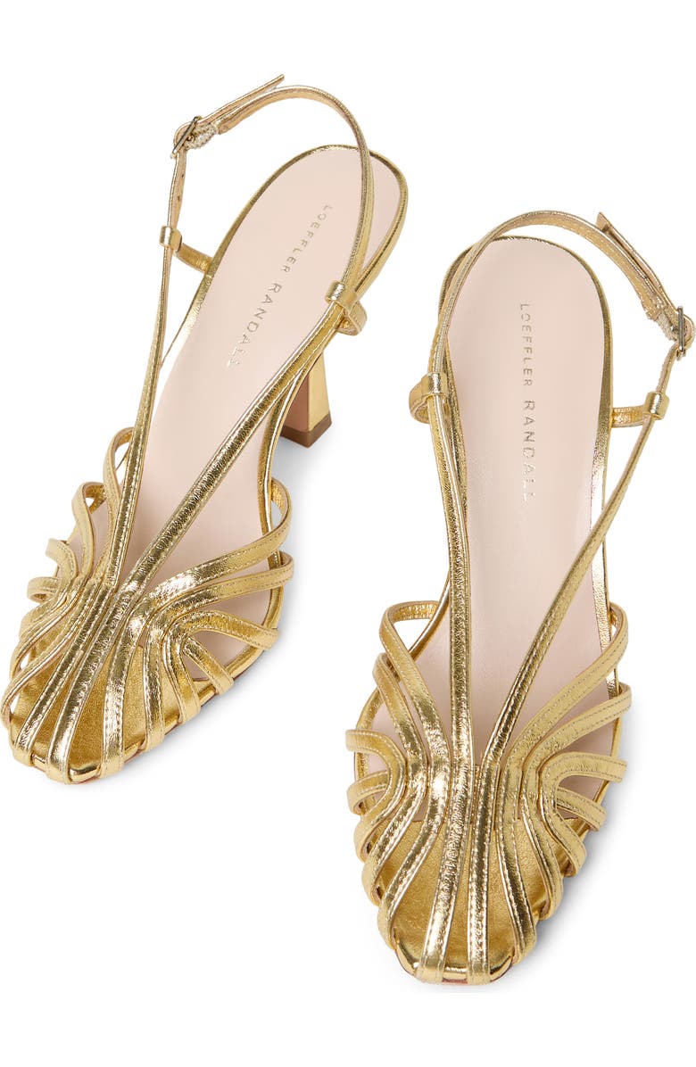 Loeffler Randall Alexandra Slingback Sandal, Alternate, color, Gold