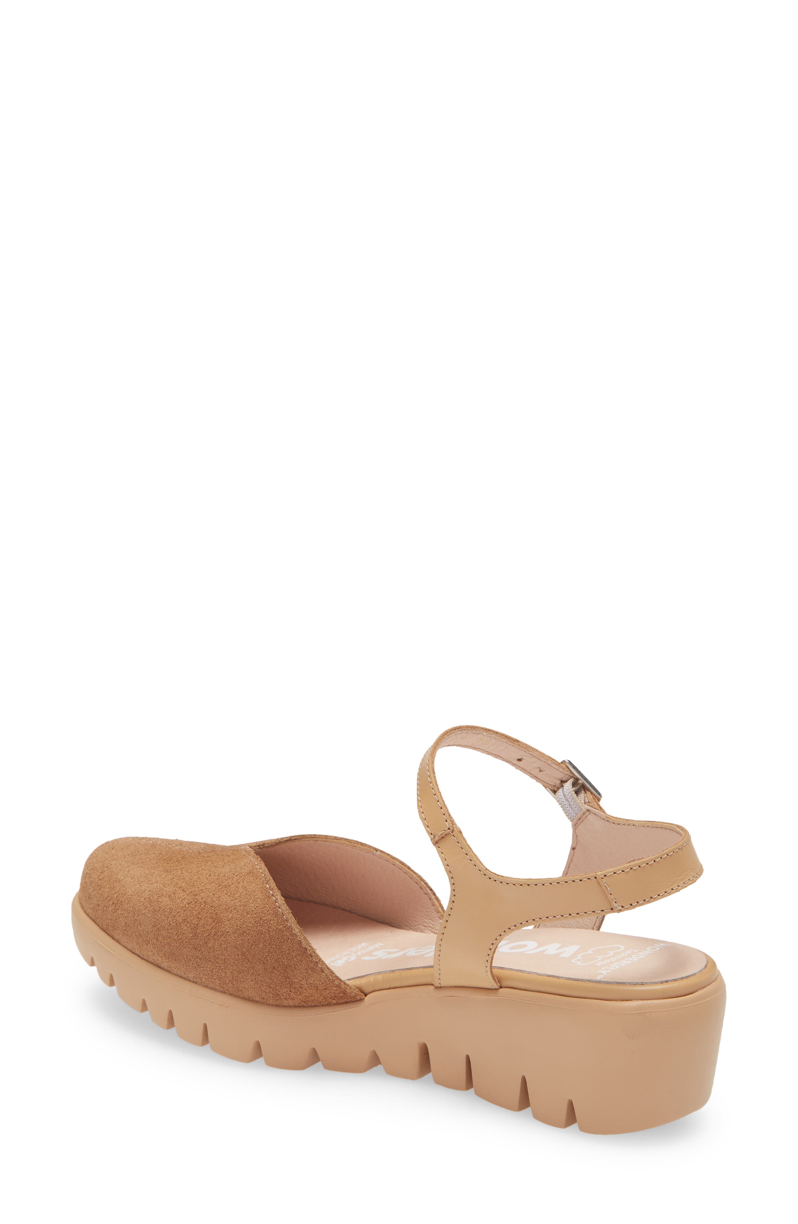 Wonders Ankle Strap Platform Pump, Alternate, color, 