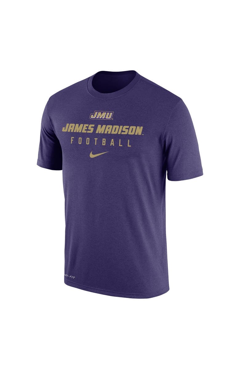 Nike Men's Nike Purple James Madison Dukes  T-Shirt, Alternate, color, 