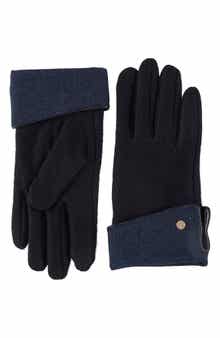 Tech Knit Gloves with Contrast Cuff