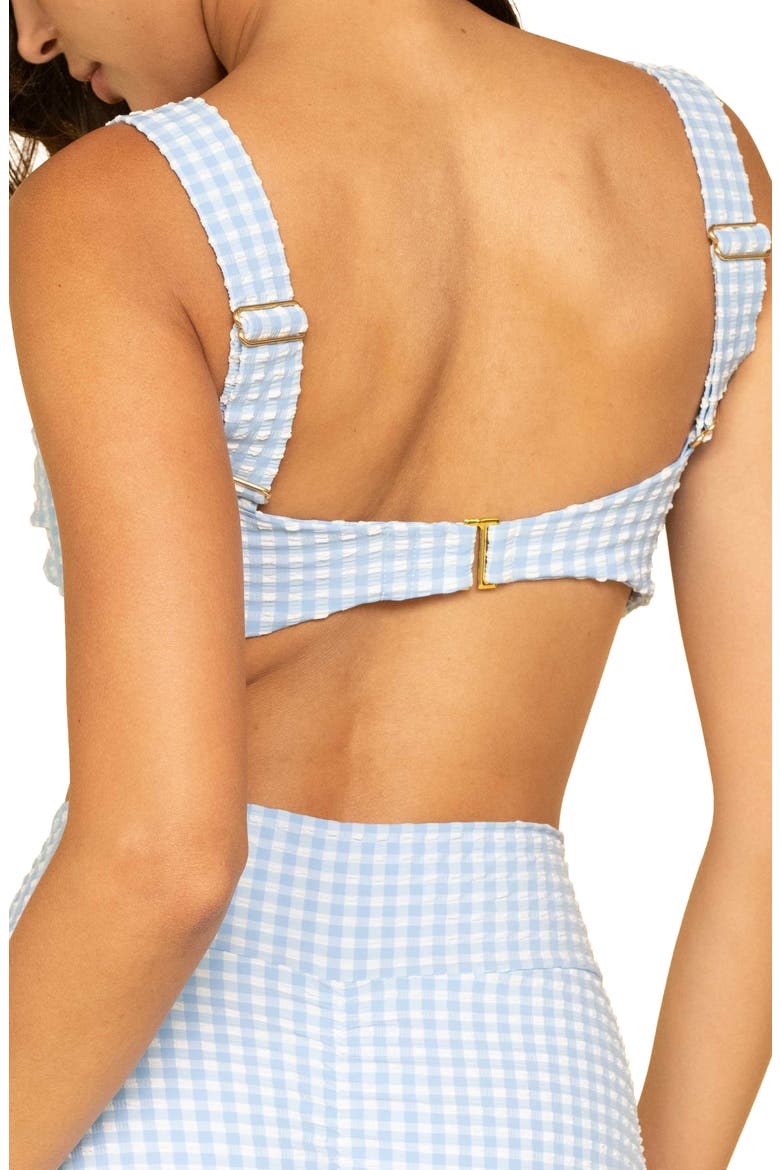 Hayden Bikini Top, Alternate, color, PERIWINKLE MICRO GINGHAM