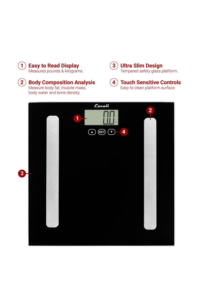 ESCALI Bath and Kitchen Scale Bundle, Alternate, color, Multi