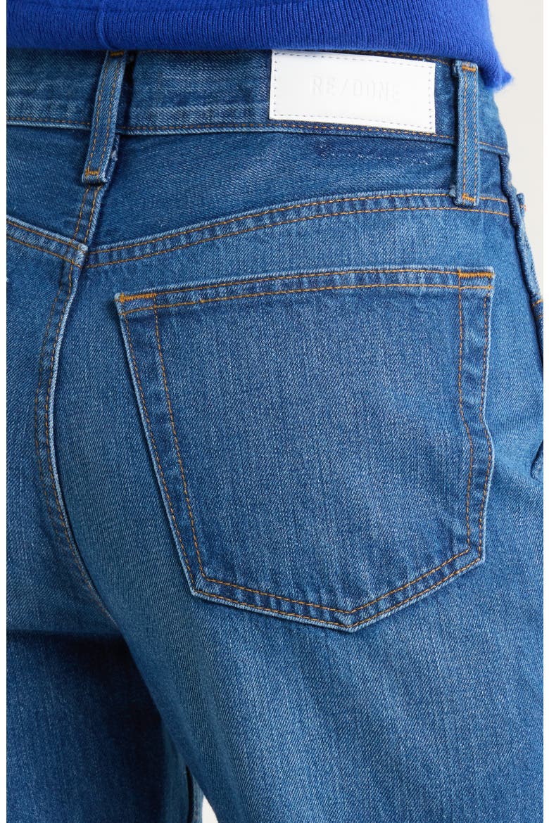 '90s High Waist Loose Straight Leg Jeans, Alternate, color, VIPERBLUE
