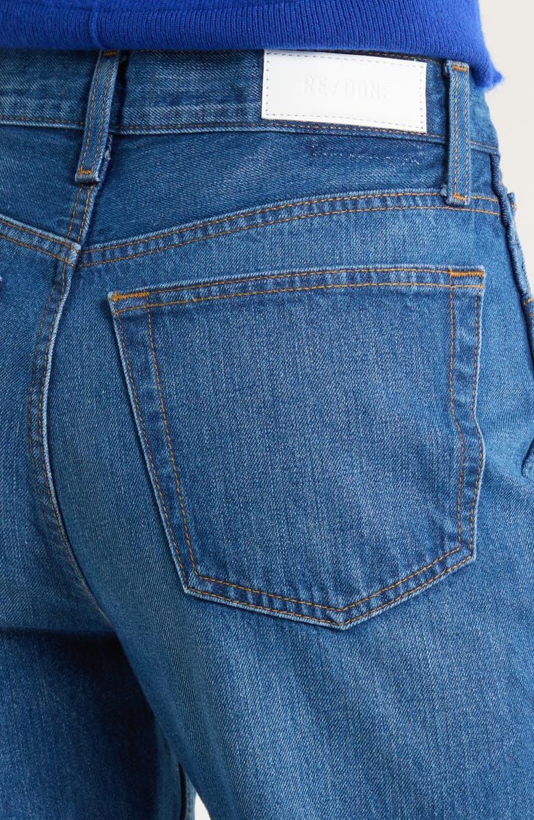 Re/Done '90s High Waist Loose Straight Leg Jeans, Alternate, color, Viperblue