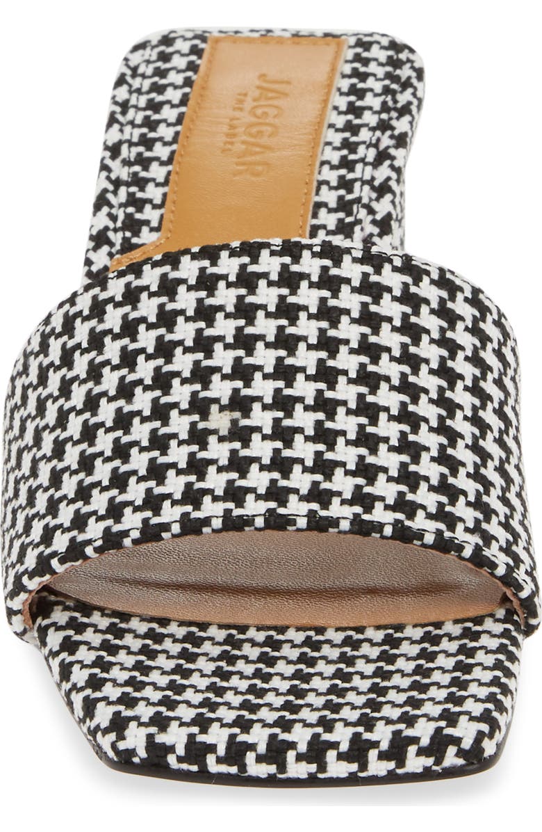 JAGGAR Meadow Houndstooth Slide Sandal, Alternate, color,
