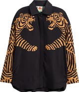 FARM Rio Tiger Button-Up Shirt