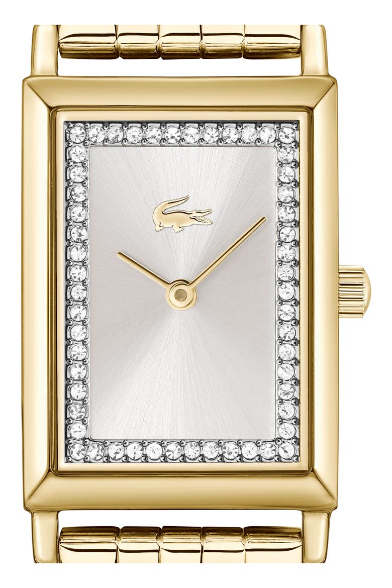 Catherine Bracelet Watch, 28.3mm x 20.7mm, Alternate, color, SILVER/ GOLD