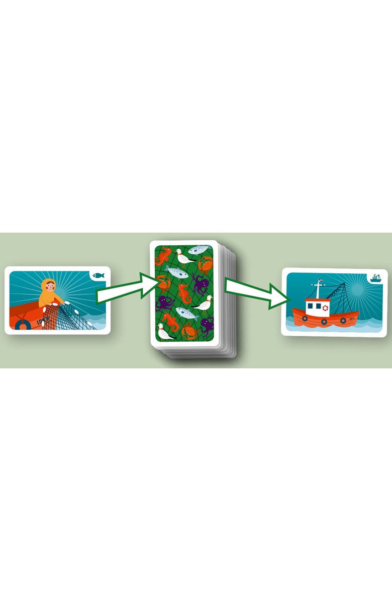 Rio Grande Games Fishing Trick Taking Card Game, Ocean Theme, Ages 14+, Alternate, color, 