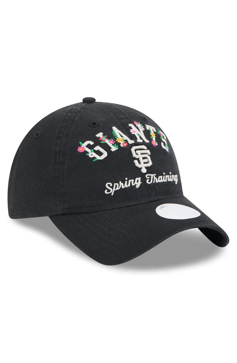 New Era Women's New Era  Black San Francisco Giants 2025 Spring Training Floral 9TWENTY Adjustable Hat, Alternate, color, 