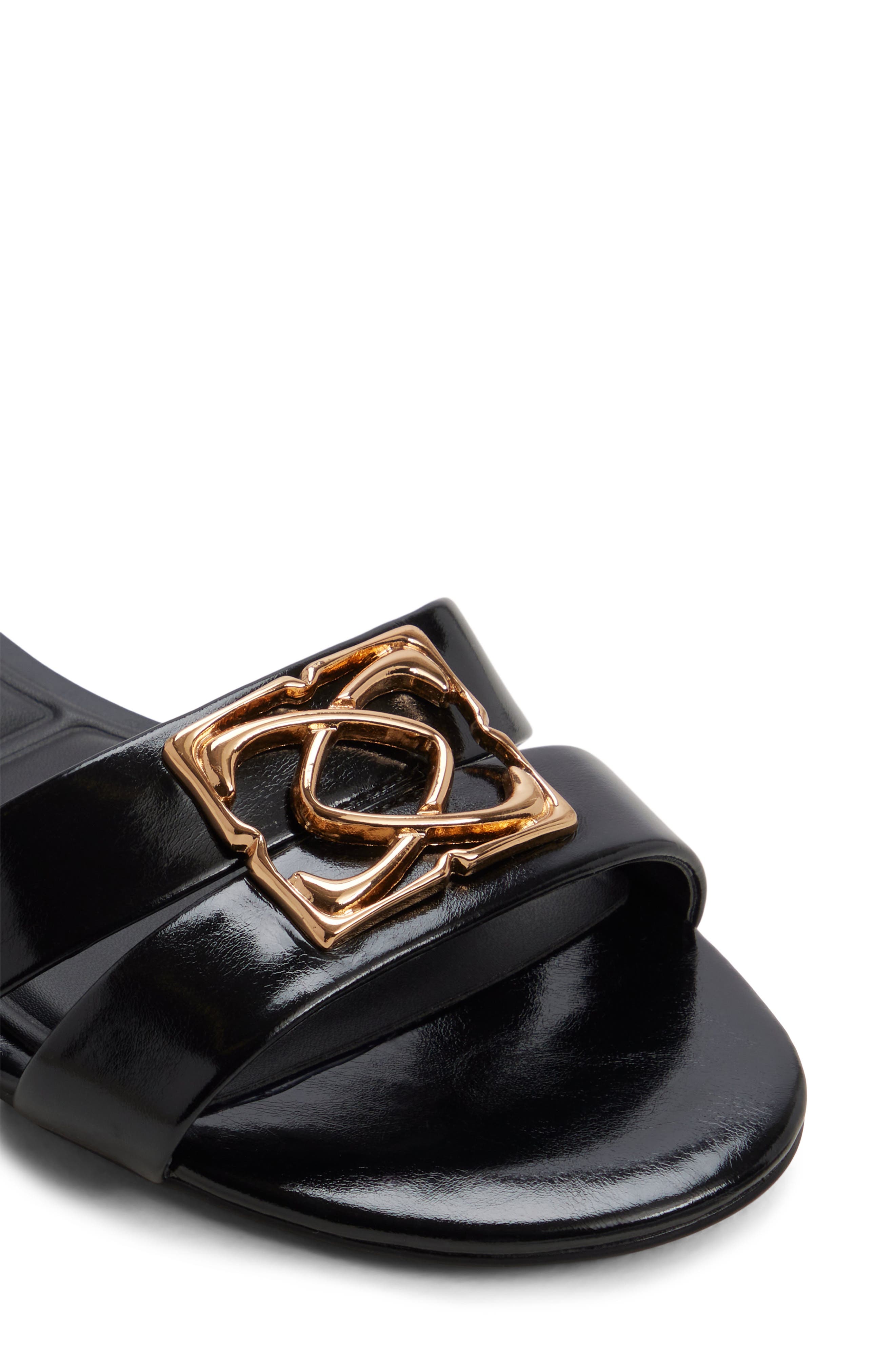 ALDO Sunray Slide Sandal, Alternate, color, Black