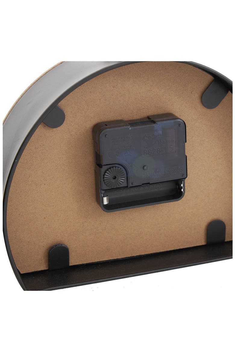 Set of 2 Modern Wooden Clocks, Alternate, color, BLACK