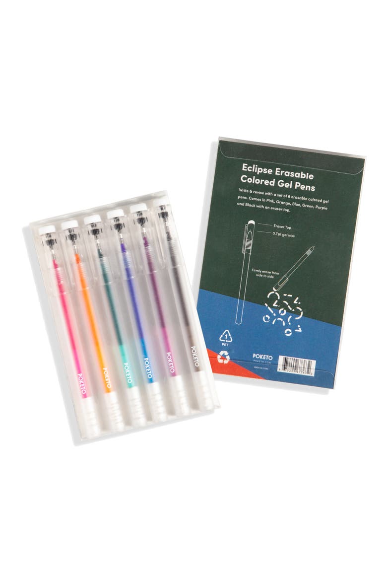 Eclipse Erasable Pens, Alternate, color, MULTI